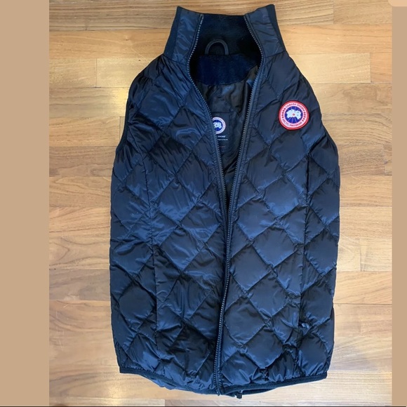 Canada Goose Down parka Coat + Vest w/ detachable hood waterproof shell Black XS - Picture 3 of 8